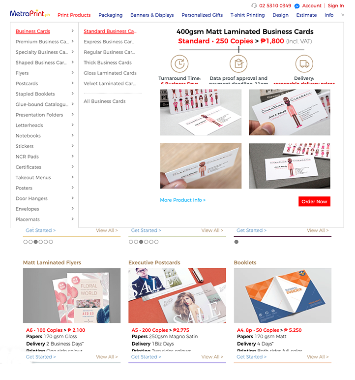 How To Order Online - Select your desired product